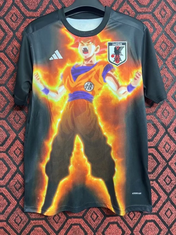 Fan Version Japan 2024 Black/Orange Special Edition Soccer Jersey Football Shirt