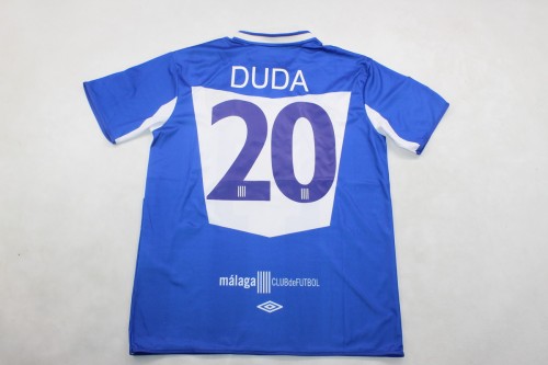 Retro Jersey 2005-2006 Malaga DUDA 20 Home Soccer Jersey Vintage Football Shirt