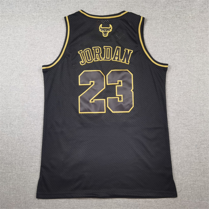 Mitchell&ness 1997-98 Chicago Bulls 23 JORDAN Basketball Shirt Black NBA Jersey