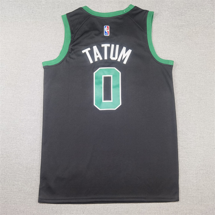 Boston Celtics 0 TATUM Black NBA Jersey Basketball Shirt