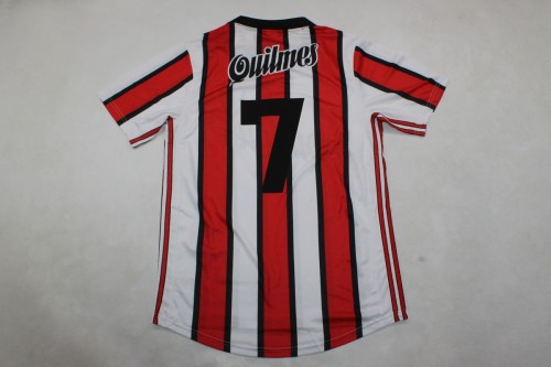 Retro Jersey 1999-2000 River Plate 7 Third Away Soccer Jersey Vintage Football Shirt