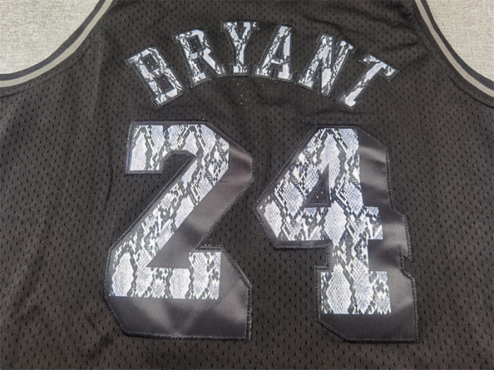 Mitchell&ness 1996-97 Chicago Bulls 24 BRYANT Basketball Shirt Black Snake Pattern NBA Jersey