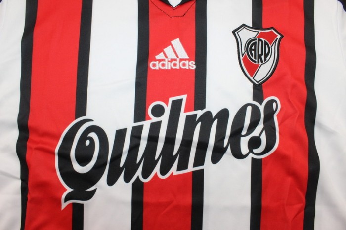 Retro Jersey 1999-2000 River Plate 7 Third Away Soccer Jersey Vintage Football Shirt