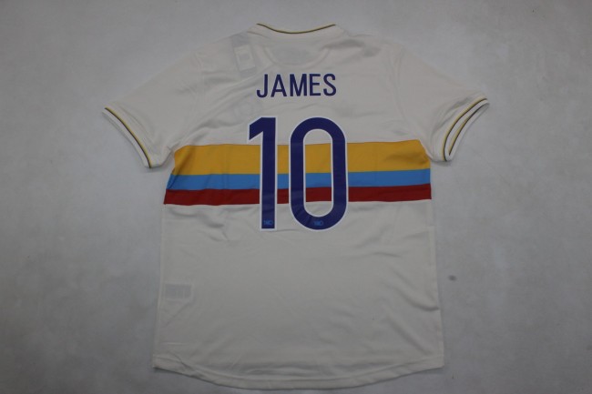 Fan Version Colombia 2024 JAMES 10 Centenary Edition Soccer Jersey 100th Anniversary Camisetas de Futbol