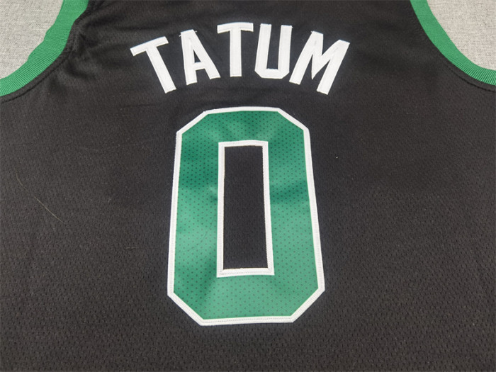 Boston Celtics 0 TATUM Black NBA Jersey Basketball Shirt