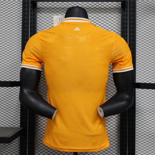 2025 Player Version Ivory Coast Orange Football Shirt Côte d'Ivoire Soccer Jersey