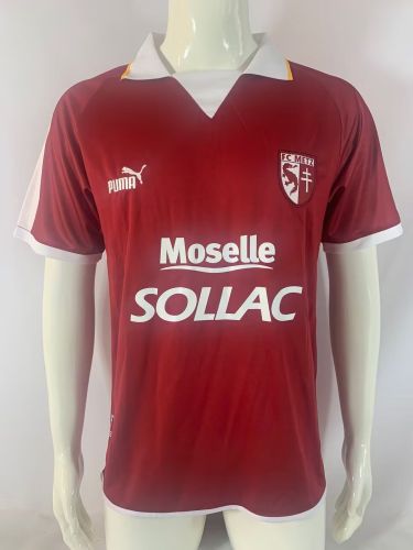 Retro Jersey 2003-2004 Metz Home Soccer Jersey Football Shirt