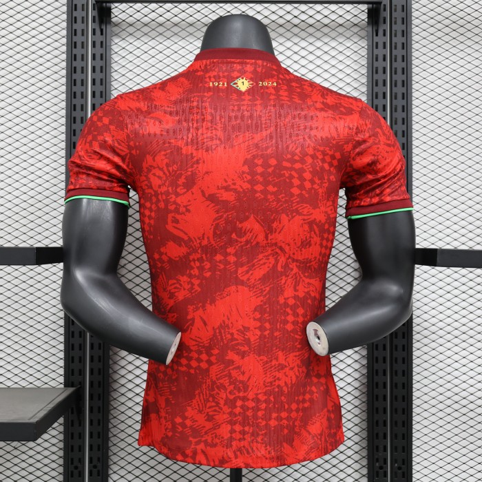 Player Version 2025 Portugal Red Comma Special Edition Soccer Jersey Football Shirt