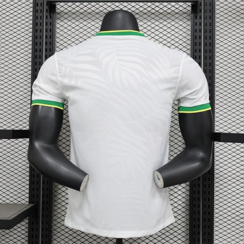 Player Version 2024 Brazil White/Yellow Special Edition Soccer Jersey Brasil Football Shirt