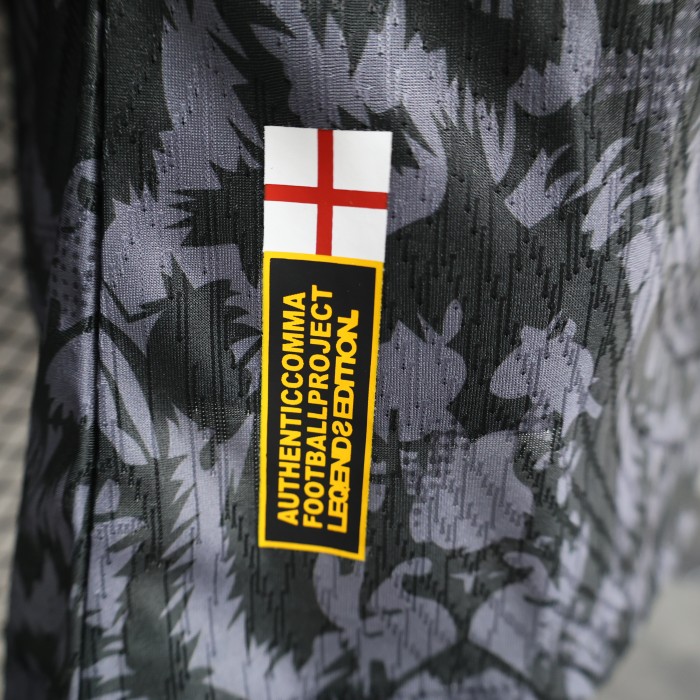 Player Version 2024 England Black/Grey Special Edition Soccer Jersey Football Shirt