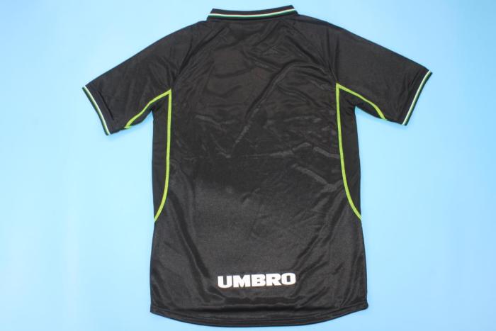 Retro Jersey 1998 Manchester United Black Goalkeeper Soccer Jersey Man Uted Vintage Football Shirt