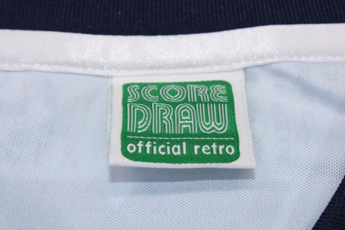 Retro Jersey 1988-1990 Manchester City Home Soccer Jersey Blue Vintage Football Shirt