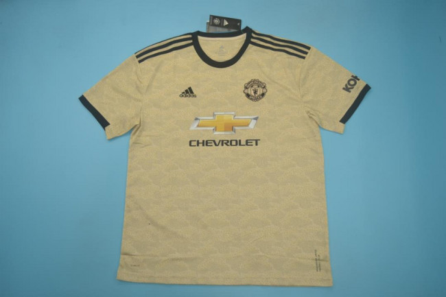 Retro Jersey 2019-2020 Manchester United Third Away Soccer Jersey Vintage Football Shirt