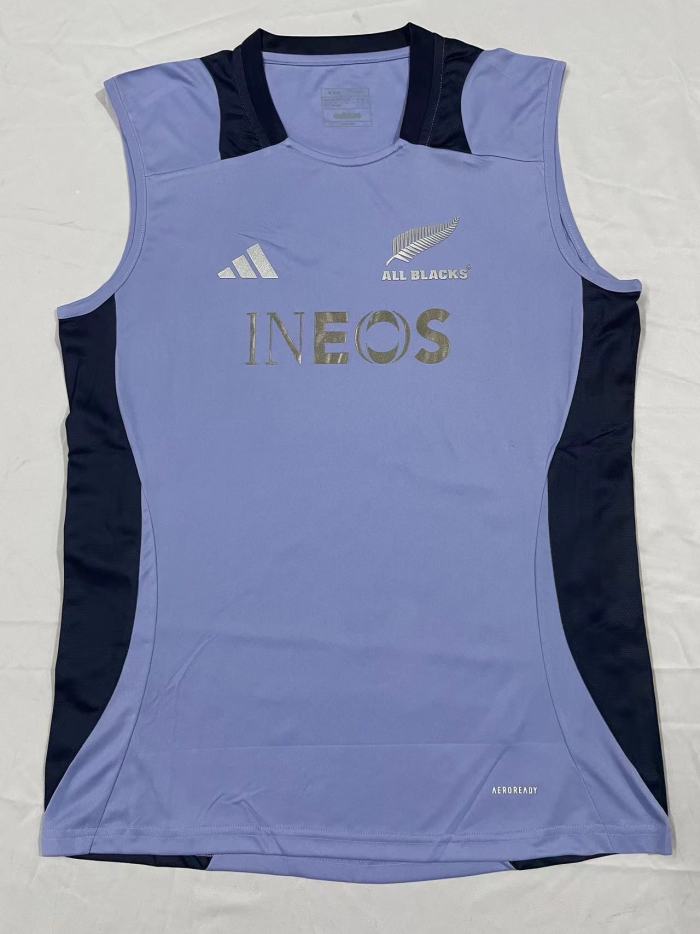 2024 New Zealand All Blacks Purple Rugby Vest
