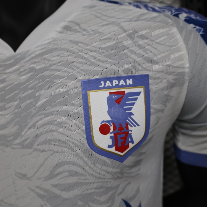 Player Version Japan 2024 White/Blue Dragon Comic Version Soccer Jersey Football Shirt