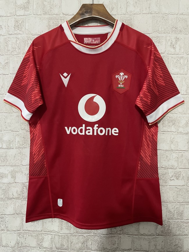 2024-2025 Welsh Home Rugby Jersey Wales Shirt