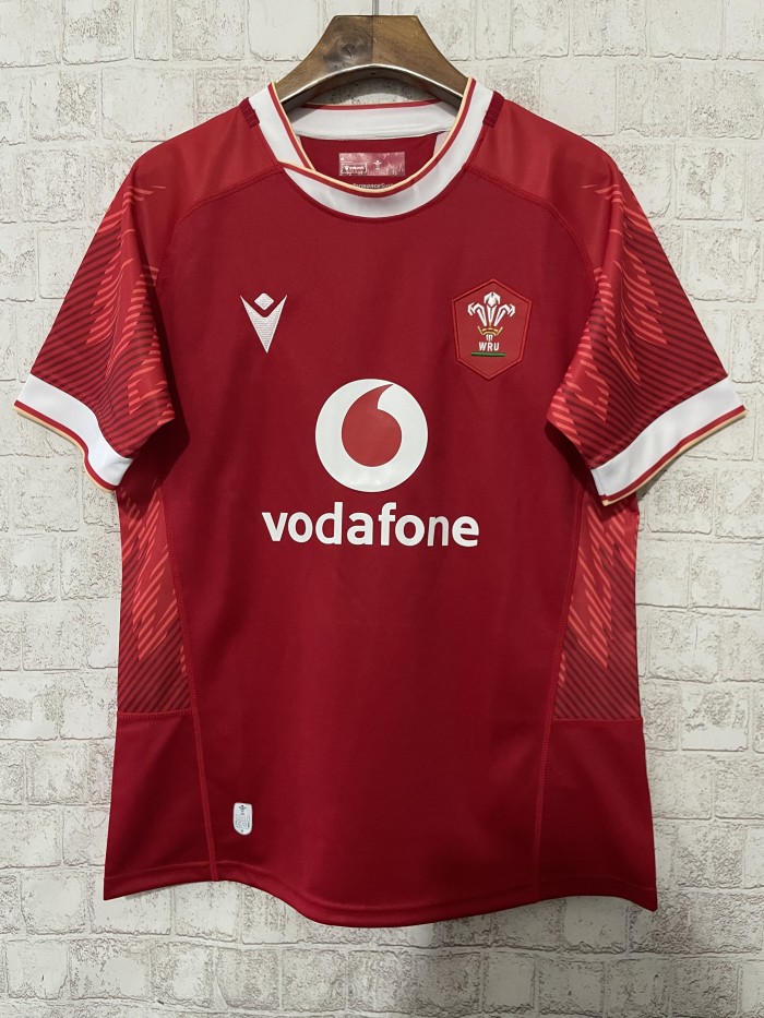 2024-2025 Welsh Home Rugby Jersey Wales Shirt
