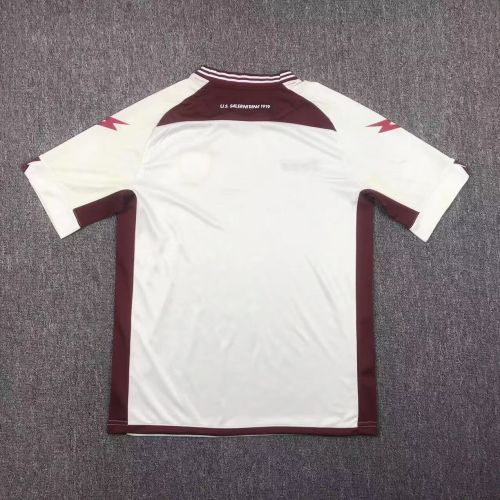 Fan Version 2024-2025 US Salernitana 1919 Away White Soccer Jersey Football Shirt