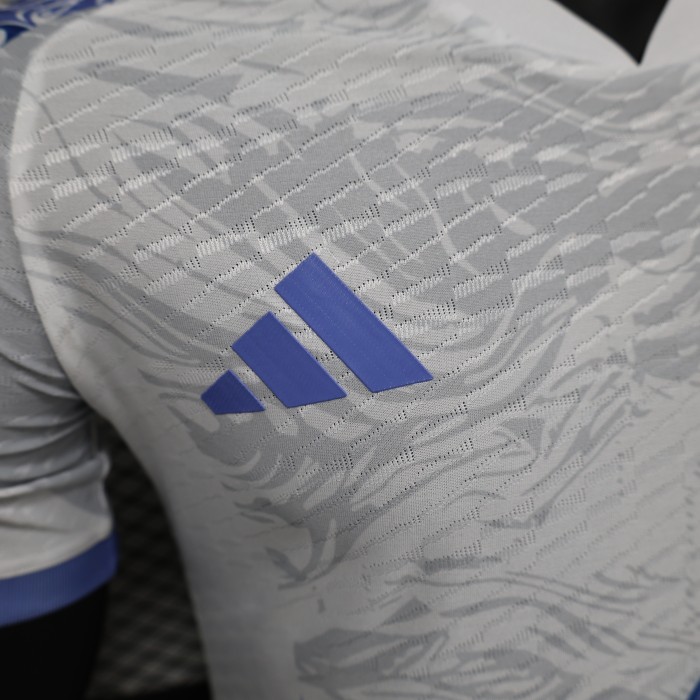 Player Version Japan 2024 White/Blue Dragon Comic Version Soccer Jersey Football Shirt