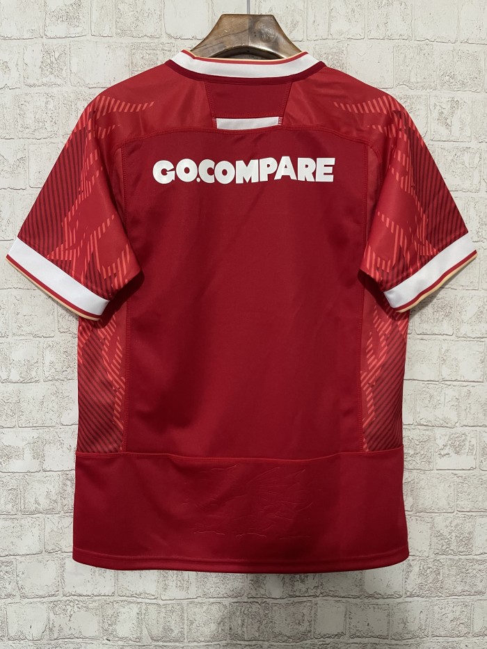 2024-2025 Welsh Home Rugby Jersey Wales Shirt