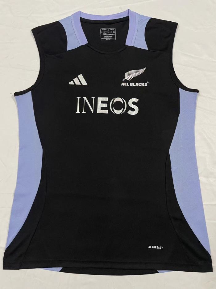 2024 New Zealand All Blacks Black Rugby Vest