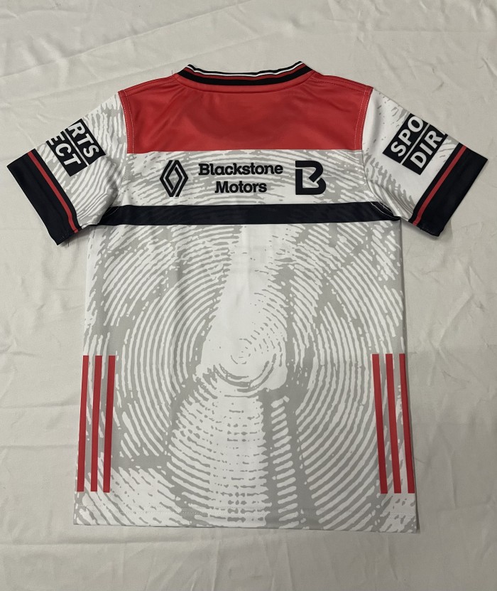 GAA 2025 Child White Rugby Jersey Youth Rugby Shirt