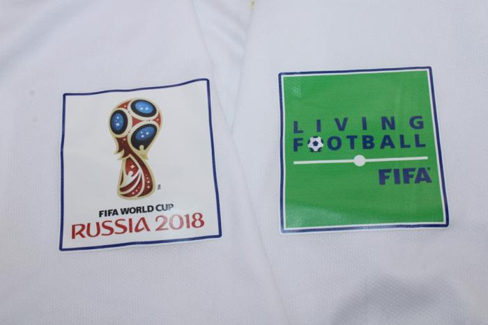 with World Cup Patch Retro Jersey 2018 Argentina MESSI 10 Home Soccer Jersey Vintage Football Shirt