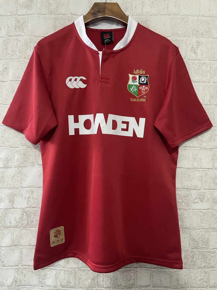 2025 British Irish Lions Red Rugby Jersey
