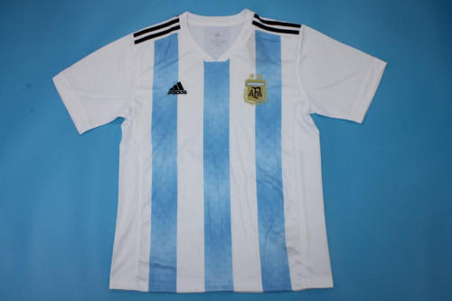 Retro Jersey 2018 Argentina Home Soccer Jersey Vintage Football Shirt