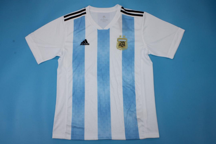 Retro Jersey 2018 Argentina Home Soccer Jersey Vintage Football Shirt