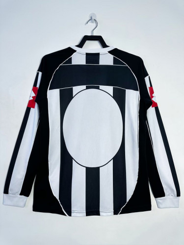 Long Sleeve Retro Jersey 2002-2003 Juventus Home Soccer Jersey Vintage Maillot de Foot