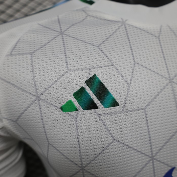 with Sponor Logo Player Version 2025 Algeria White Special Edition Soccer Jersey Football Shirt