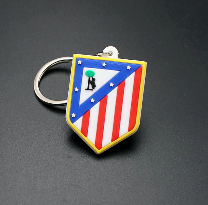 Atletico Madrid Soccer Key Chain