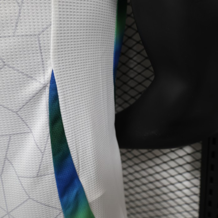 with Sponor Logo Player Version 2025 Algeria White Special Edition Soccer Jersey Football Shirt