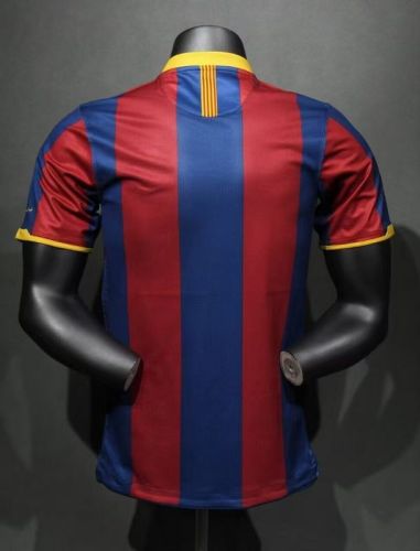 Retro Jersey Player Version 2010-2011 Barcelona Home Soccer Jersey Vintage Football Shirt
