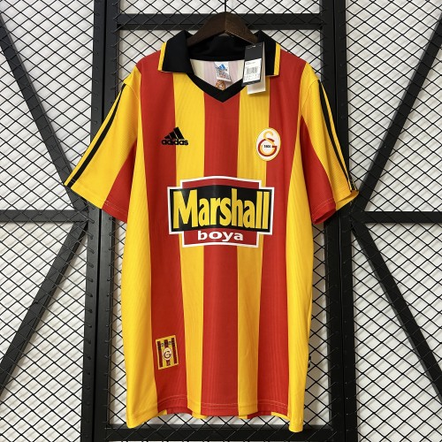 Retro Jersey 1999-2000 Galatasaray Home Soccer Jersey Vintage Football Shirt