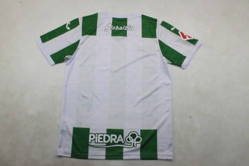 with Sponor Logo+LALIGA Patch Fan Version 2024-2025 Córdoba Home Soccer Jersey Cordoba Cordoba Football Shirt