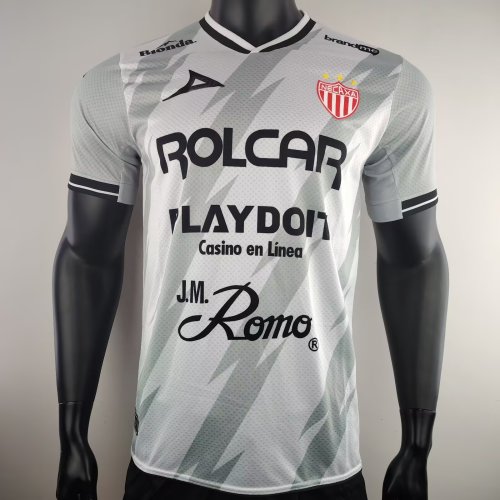 Player Version 2024-2025 Necaxa Away White Soccer Jersey Football Shirt