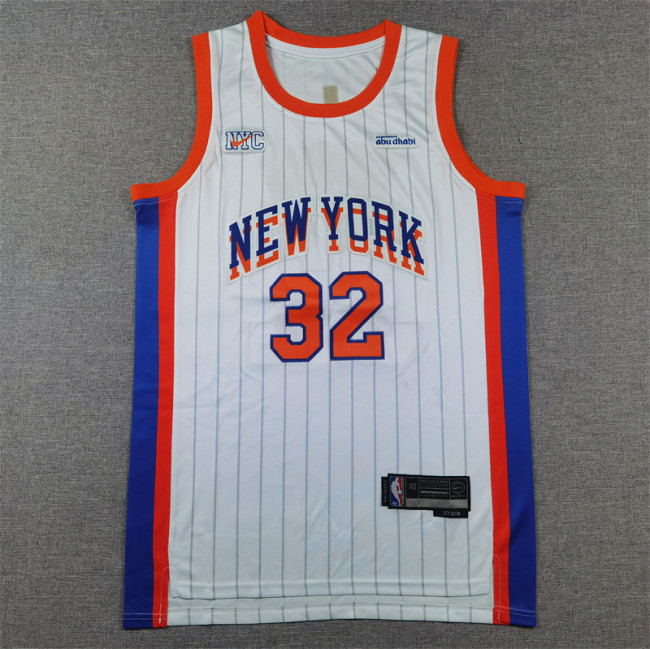 2025 City Edition New York Knicks Towns 32 White NBA Shirt Basketball Jersey
