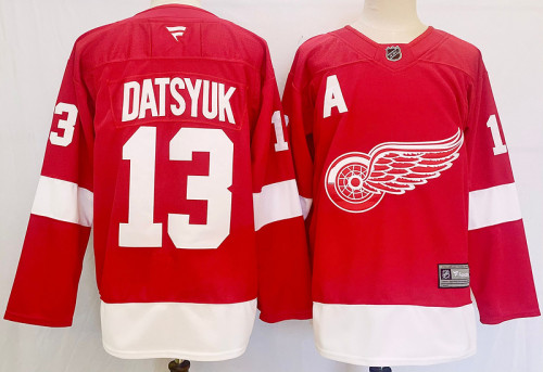 2024 Detroit Red Wings Red NHL Jersey HOWE DATSYUK LARKIN YZERMAN KANE Hockey Shirt