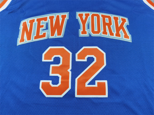 2025 New York Knicks Towns Blue NBA Shirt Basketball Jersey