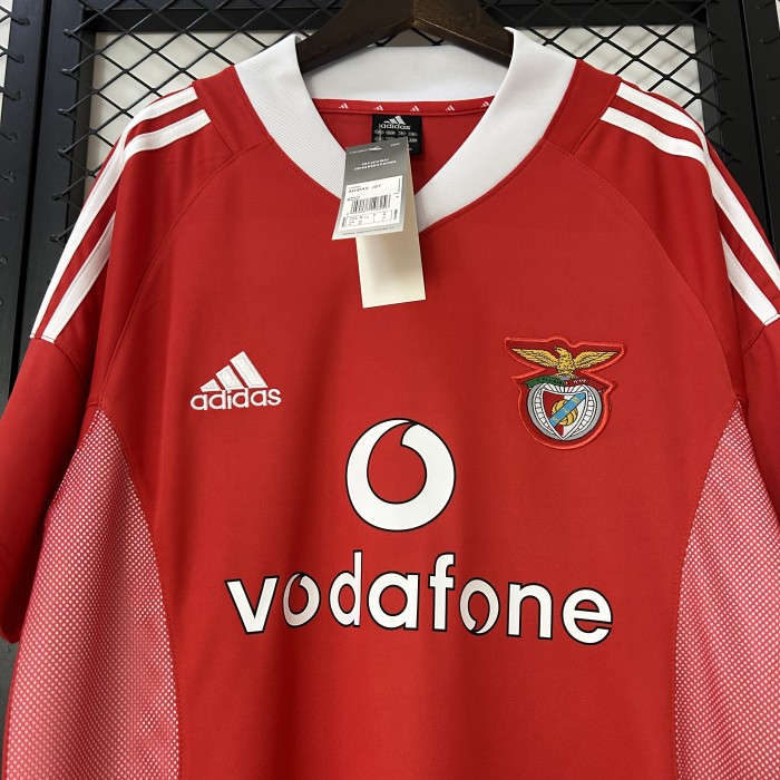 Retro Jersey 2002-2003 SL Benfica Home Soccer Jersey Vintage Football Shirt