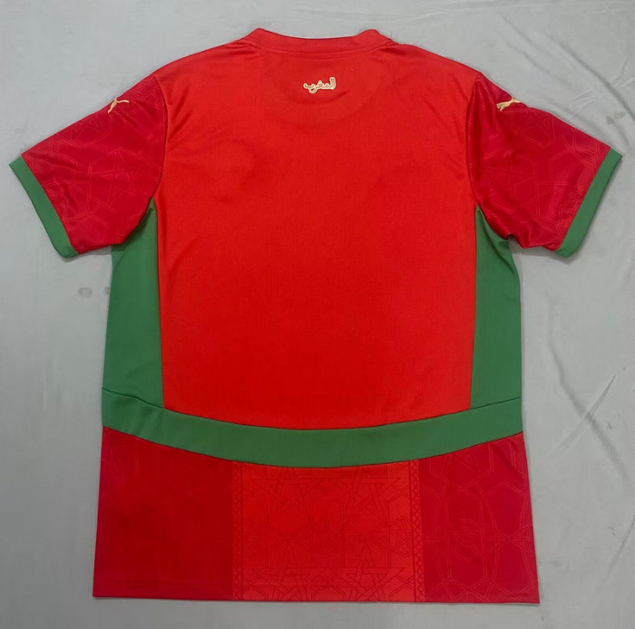 Fans Version 2025 Morocco Home Soccer Jersey Football Shirt