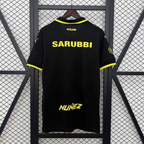 Fan Version 2024-2025 Club Atlético Peñarol Black Soccer Jersey Penarol Football Shirt