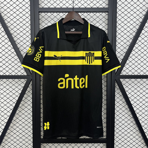 Fan Version 2024-2025 Club Atlético Peñarol Black Soccer Jersey Penarol Football Shirt