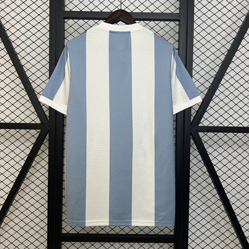 Fan Version Argentina 2024 Blue/White 50th Anniversary Soccer Jersey Football Shirt