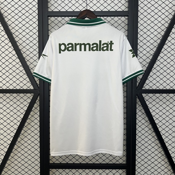 Retro Jersey 1997 Palmeiras Away White Soccer Jersey Vintage Football Shirt