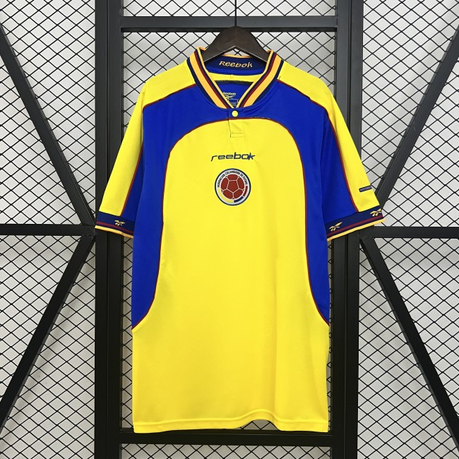 Retro Jersey 2001-2002 Colombia Home Soccer Jersey Vintage Columbia Football Shirt