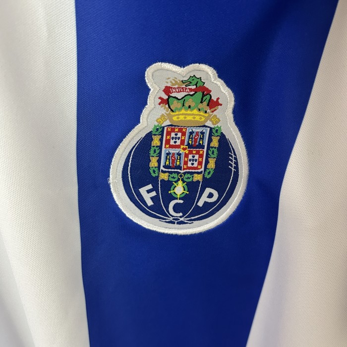with Patch Retro Jersey 1986-1987 Porto Home Soccer Jersey Vintage Football Shirt