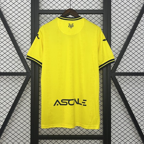 Fans Version 2024-2025 Villarreal Home Soccer Jersey Football Shirt